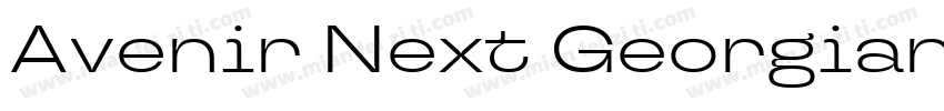 Avenir Next Georgian Regular字体转换